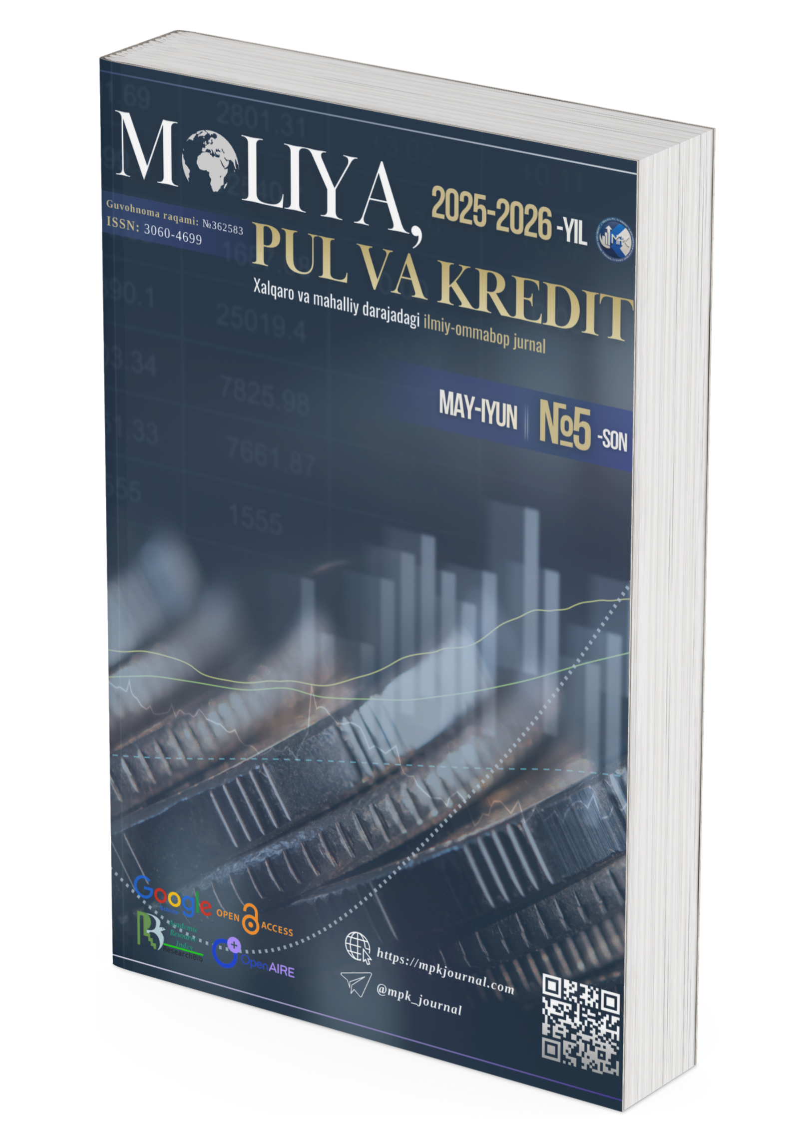 					View Vol. 5 No. 2 (2026): MOLIYA, PUL VA KREDIT
				