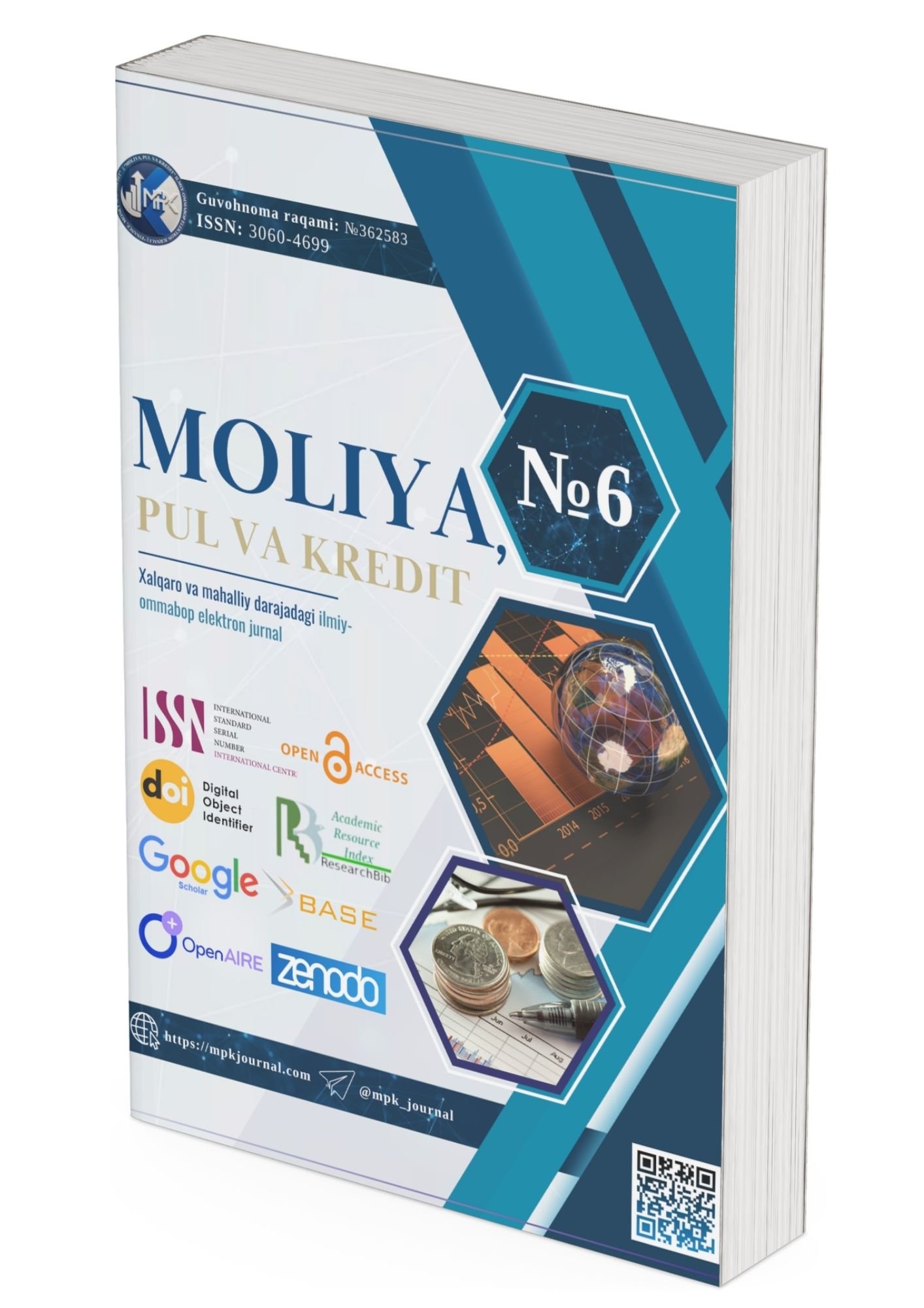 					View Vol. 6 No. 1 (2025): MOLIYA, PUL VA KREDIT
				